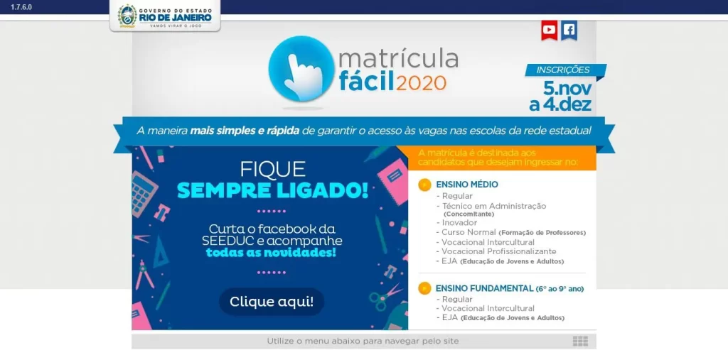 matricula facil