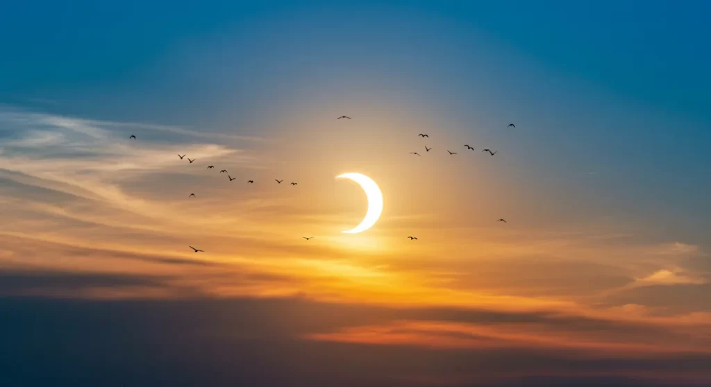 Eclipse solar em setembro