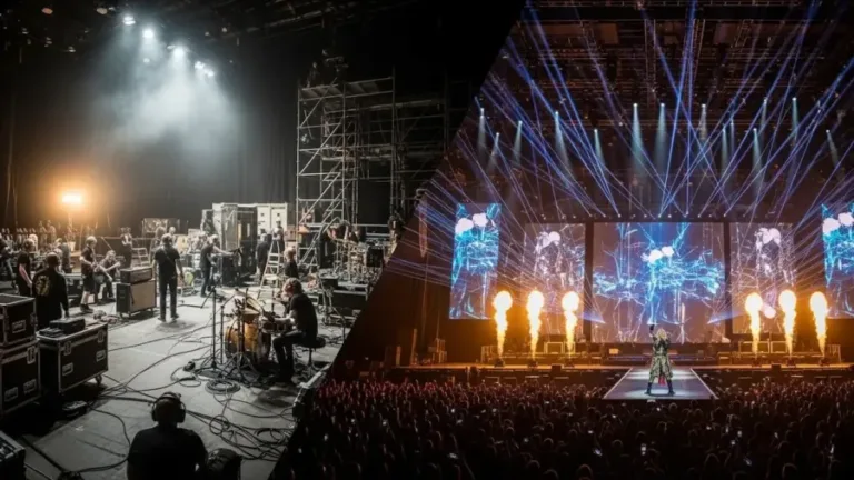 Como funcionam os bastidores de um grande show: do ensaio à produção final