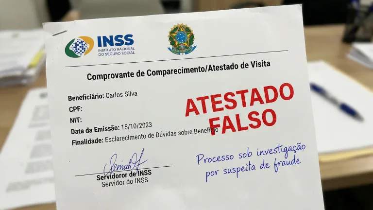 INSS e Dataprev usam IA para identificar golpes de atestados médicos falsos